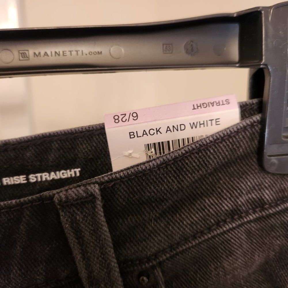 INC Black Jeans with Floral Embroidery NWT - Picture 7 of 12